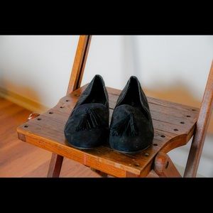 Marina Tassel Loafer Flats - Black Sz 11